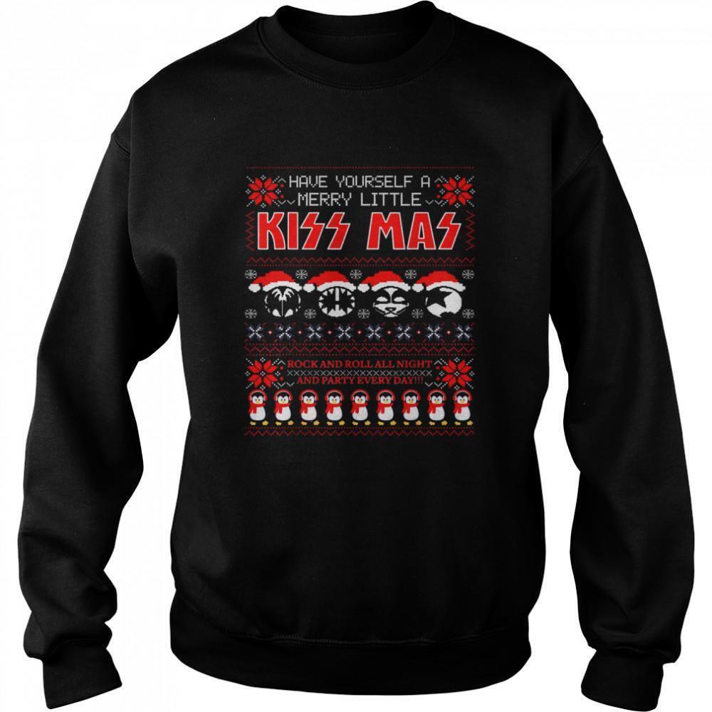 Kiss Merry Little Kissmas Christmas Sweatshirt